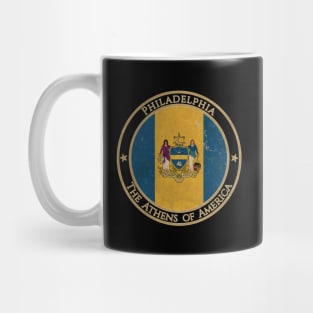 Vintage Philadelphia USA United States Pennsylvania State Flag Mug